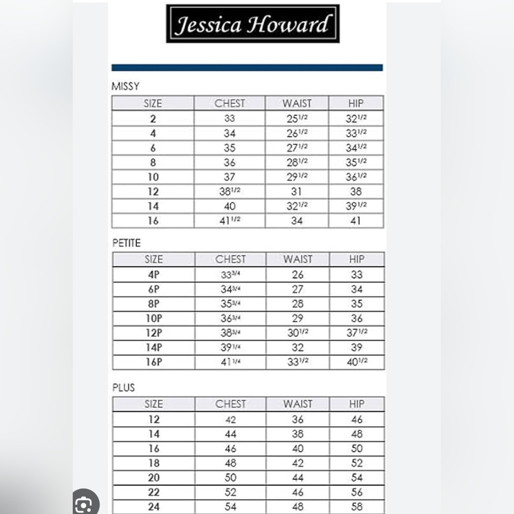 Jessica Howard NWT petite faux wrap dress, side tie size 14 - Picture 13 of 13